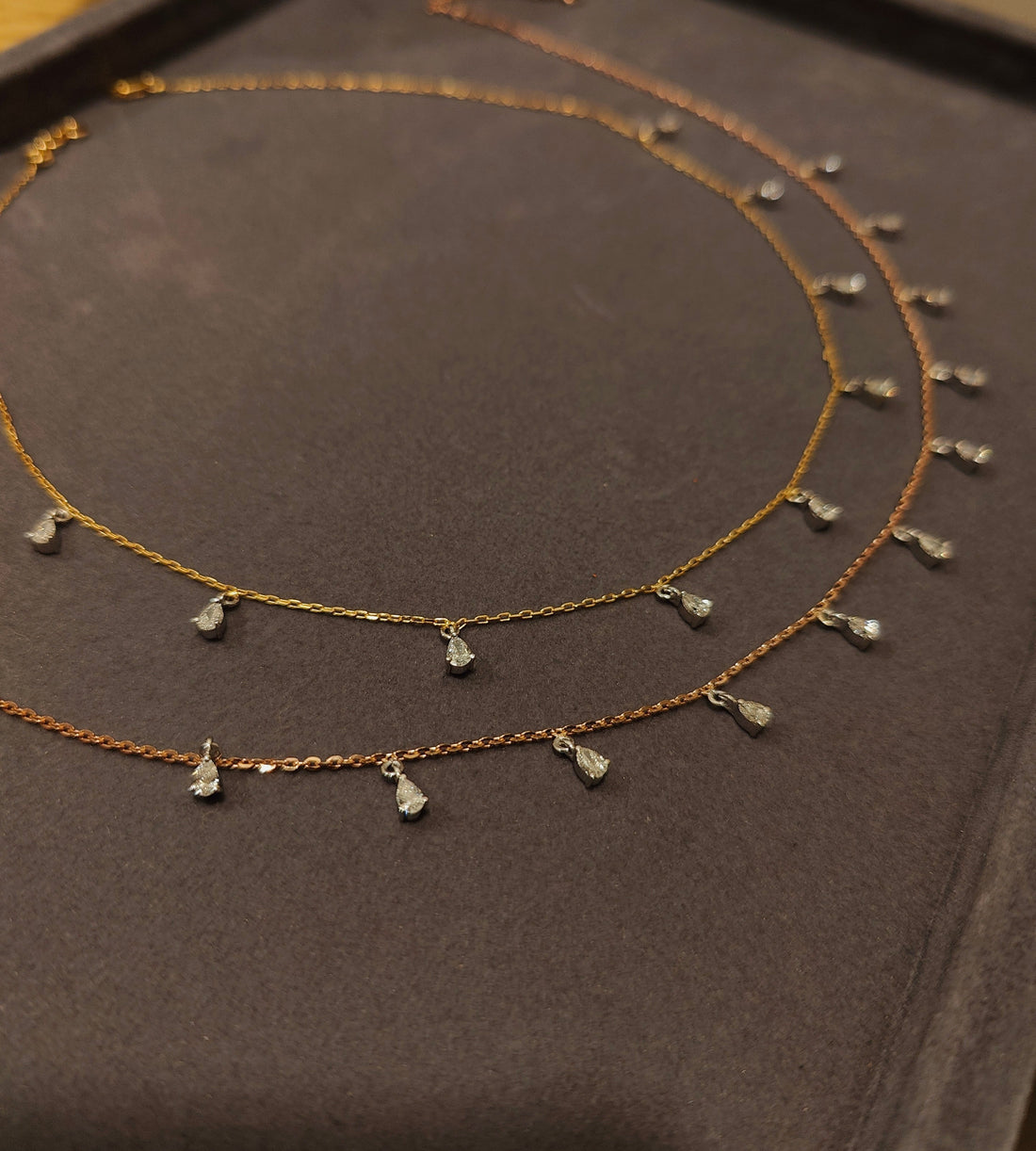 Pear Dew Drop Necklace