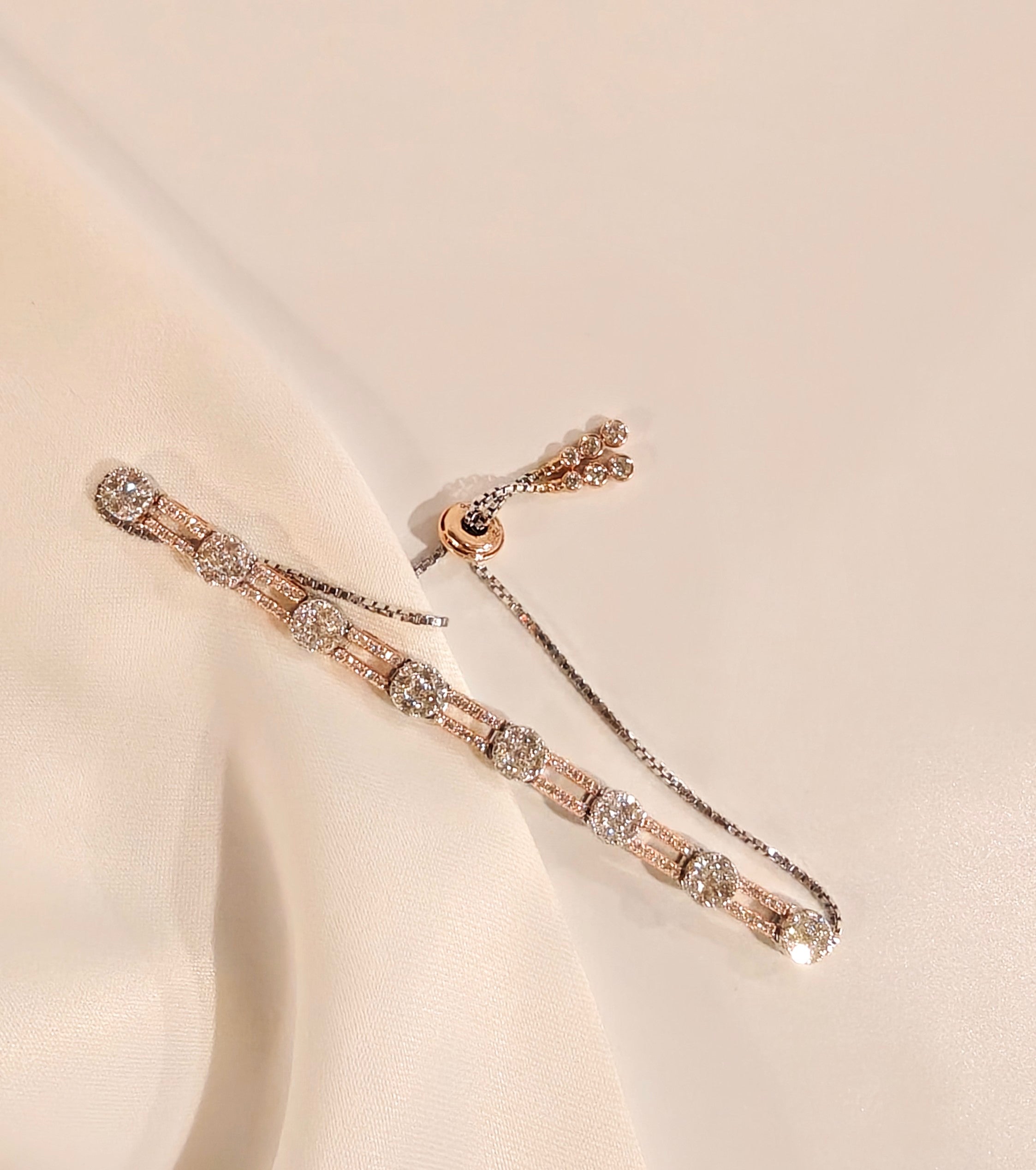 Pop Diamond Drawstring Bracelet