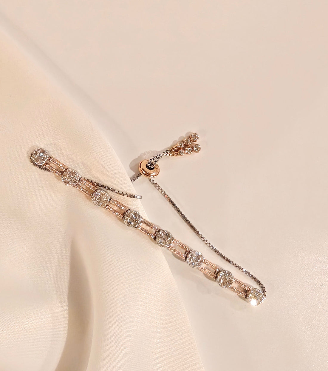 Pop Diamond Drawstring Bracelet