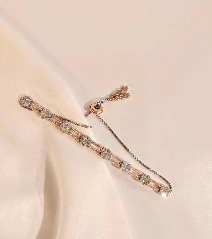 Pop Diamond Drawstring Bracelet