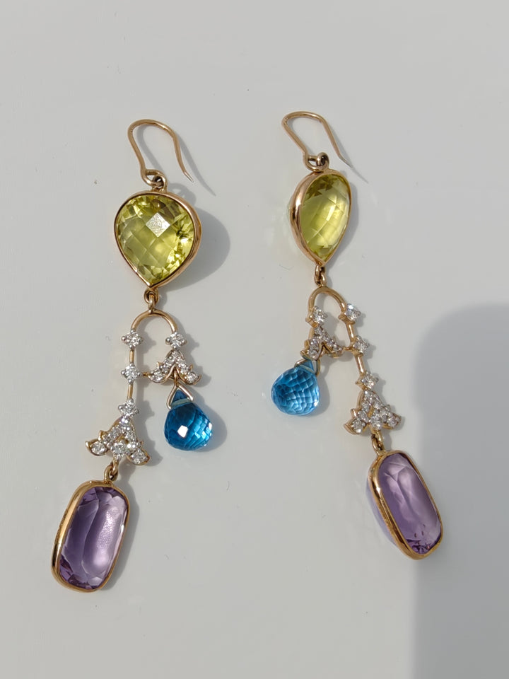 Sahara Multistone Earrings