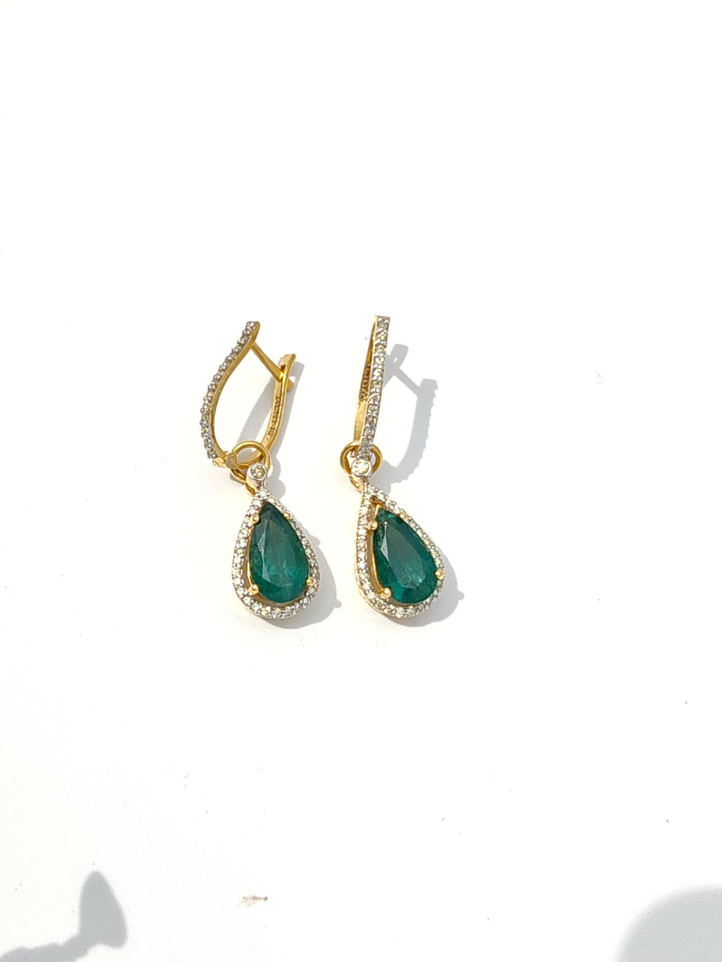 Zion Emerald Earrings