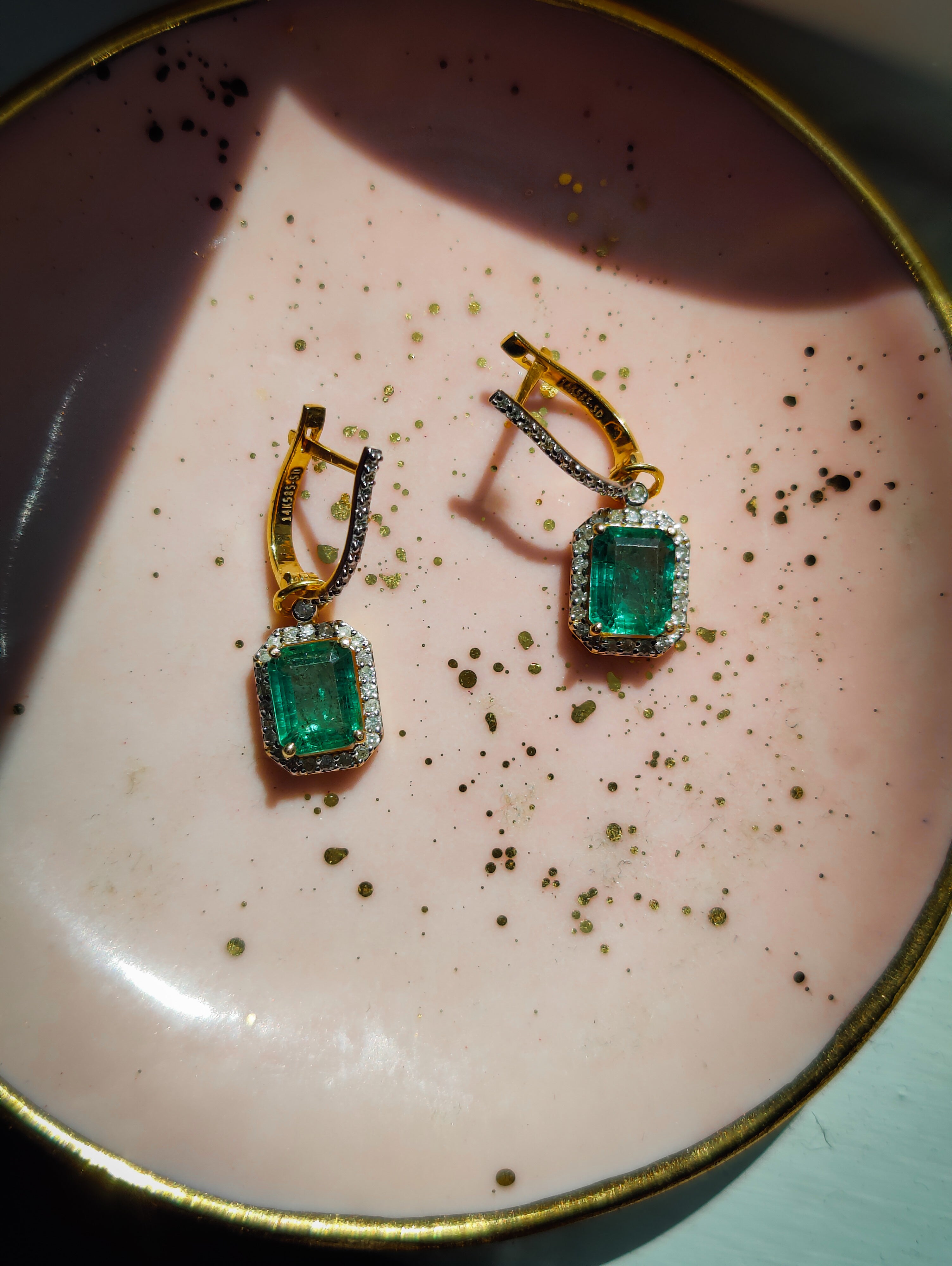 Zion Emerald Earrings